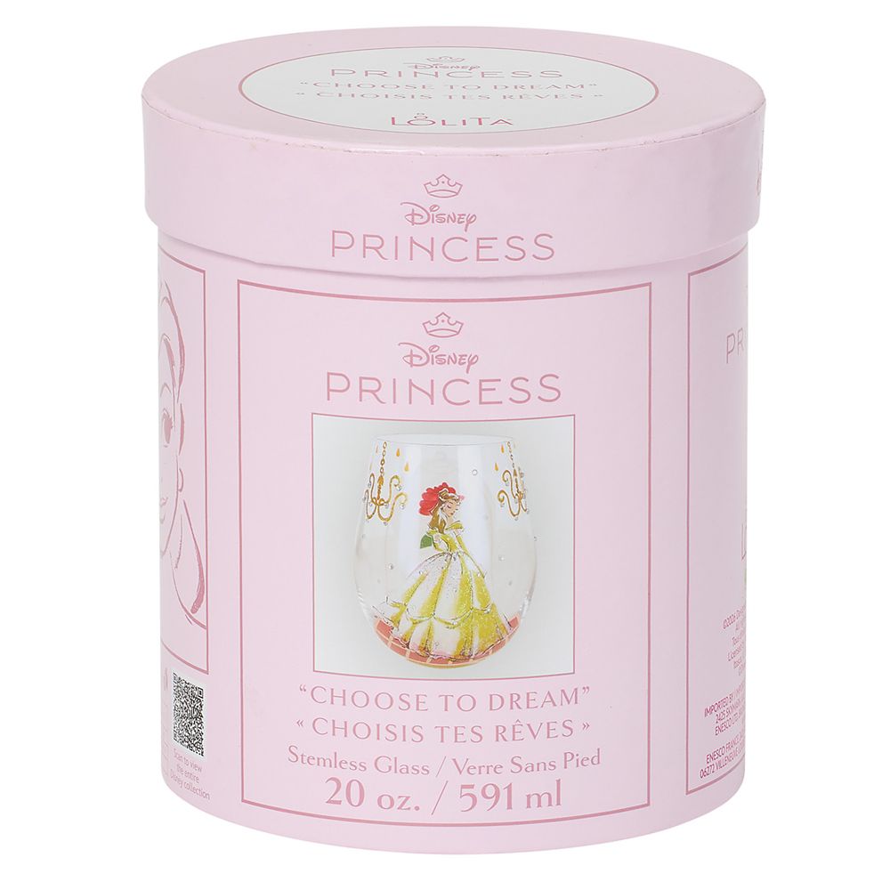 Belle ''Choose to Dream'' Stemless Glass by Lolita &ndash; Beauty and the Beast
