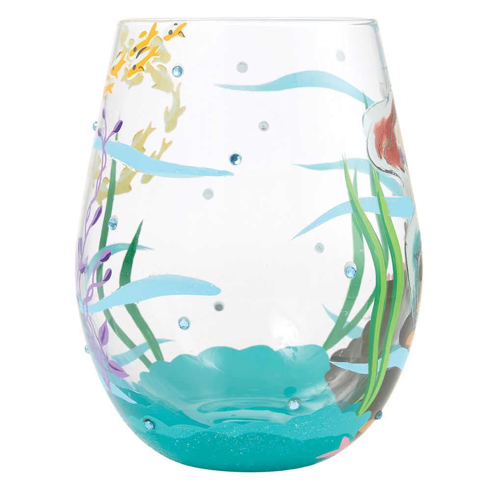 Ariel ''An Ocean of Dreams'' Stemless Glass by Lolita &ndash; The Little Mermaid