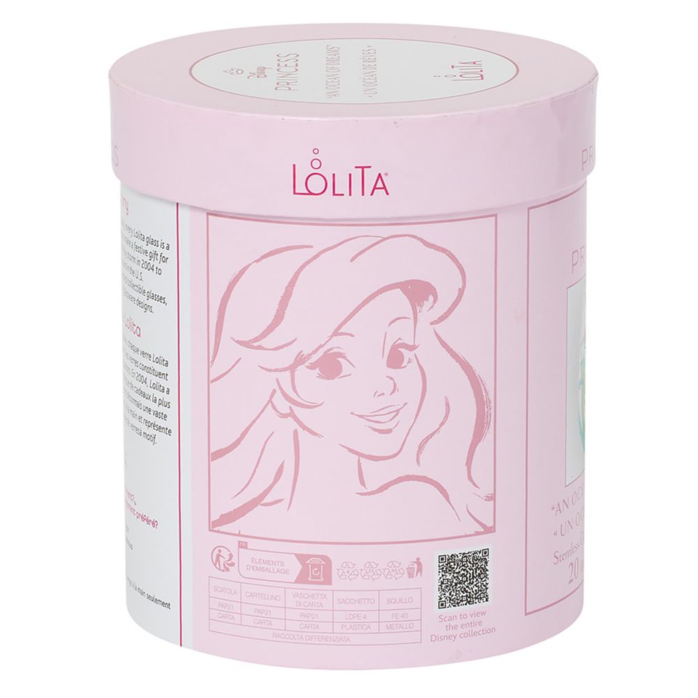Ariel ''An Ocean of Dreams'' Stemless Glass by Lolita &ndash; The Little Mermaid