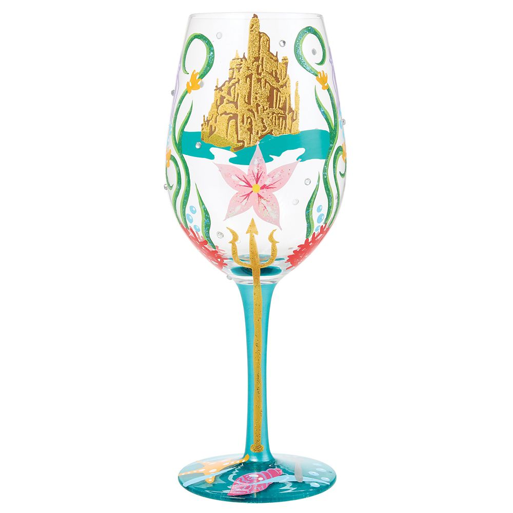 Ariel ''Ride Your Own Wave'' Stemmed Glass by Lolita &ndash; The Little Mermaid