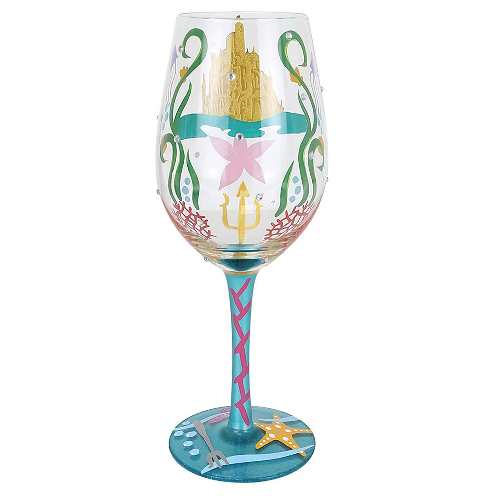 Ariel ''Ride Your Own Wave'' Stemmed Glass by Lolita &ndash; The Little Mermaid
