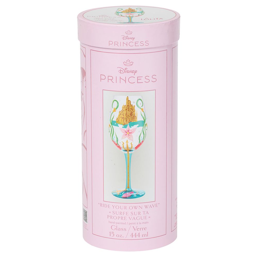 Ariel ''Ride Your Own Wave'' Stemmed Glass by Lolita &ndash; The Little Mermaid