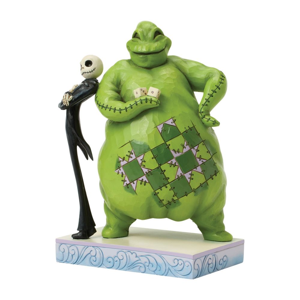 Jack Skellington and Oogie Boogie ''One More Roll'' Figure by Jim Shore &ndash; The Nightmare Before Christmas