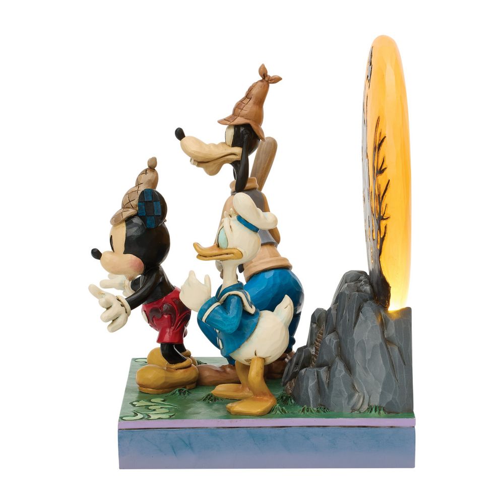 Mickey Mouse and Friends ''Look Out! Ghosts!'' Light-Up Figure by Jim Shore - Lonesome Ghosts