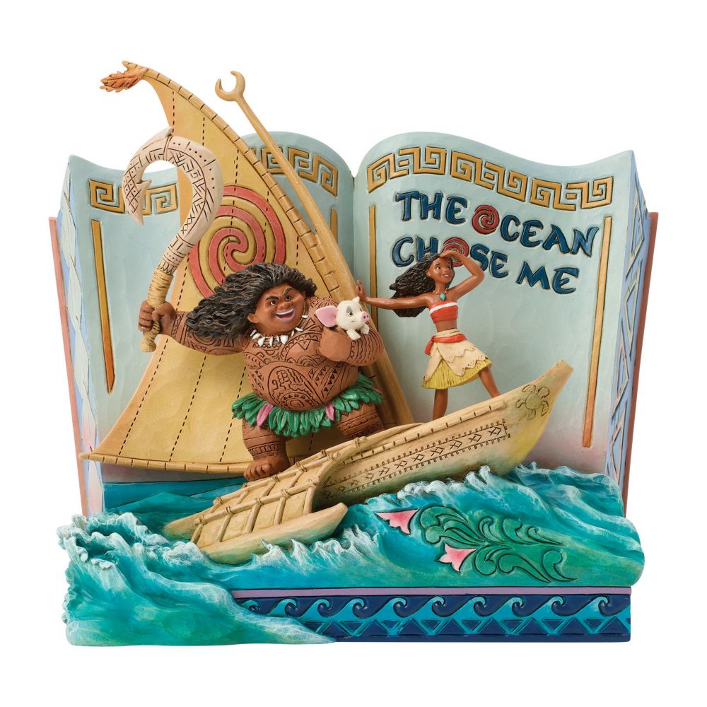 Moana ''The Ocean Chose Me'' Storybook Figure by Jim Shore