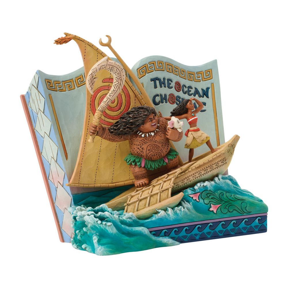 Moana ''The Ocean Chose Me'' Storybook Figure by Jim Shore