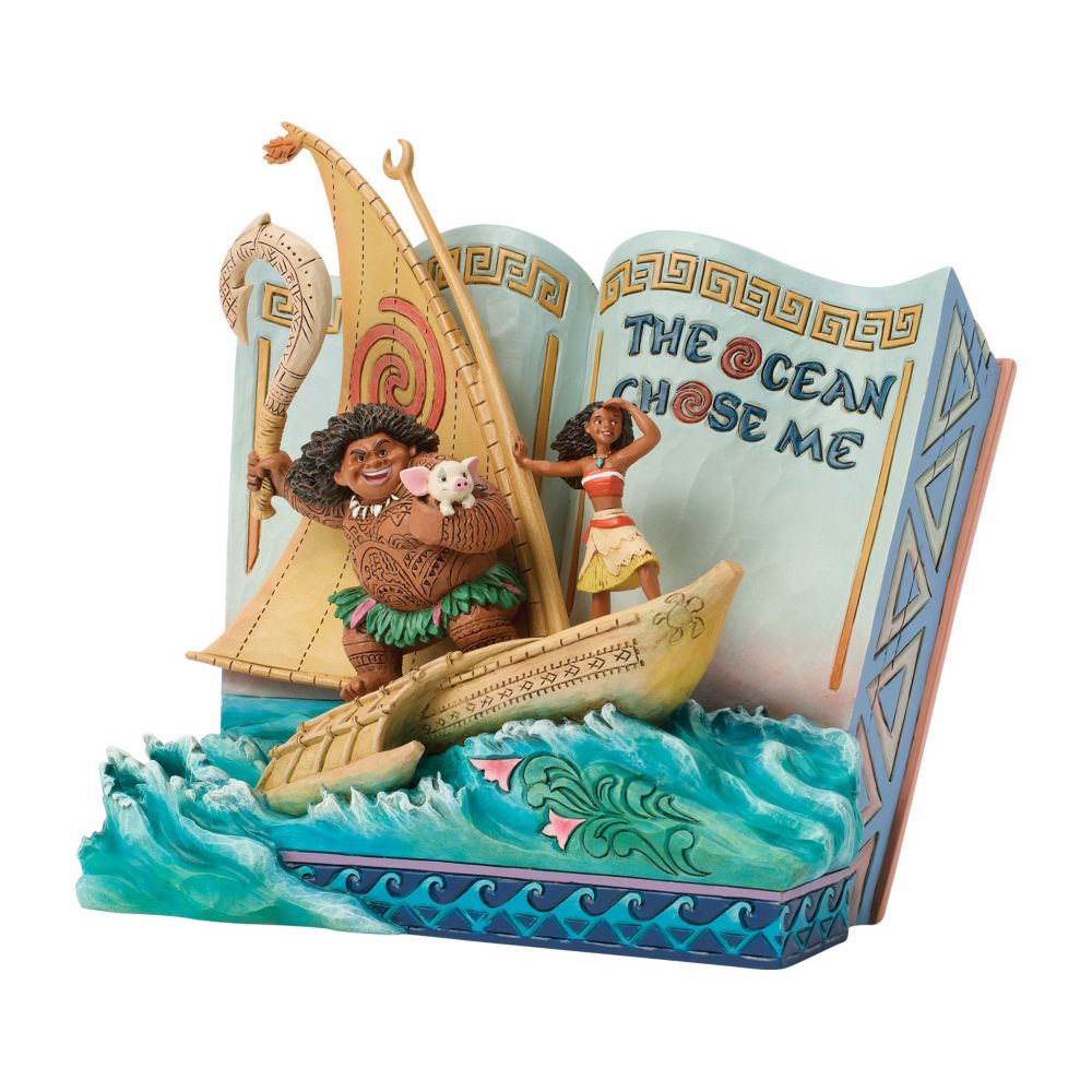 Moana ''The Ocean Chose Me'' Storybook Figure by Jim Shore
