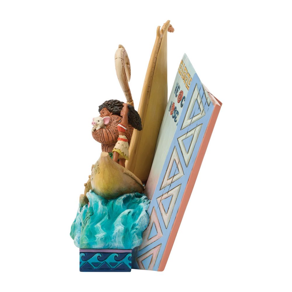 Moana ''The Ocean Chose Me'' Storybook Figure by Jim Shore
