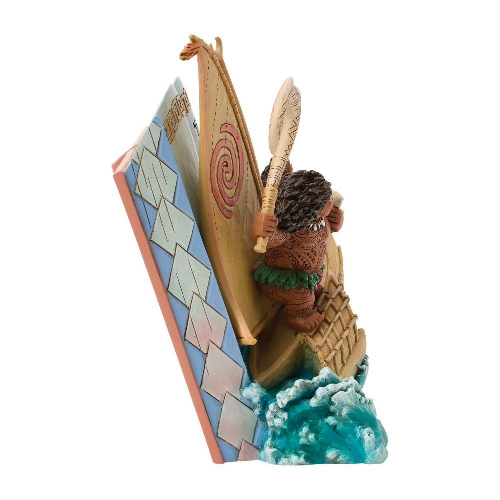 Moana ''The Ocean Chose Me'' Storybook Figure by Jim Shore