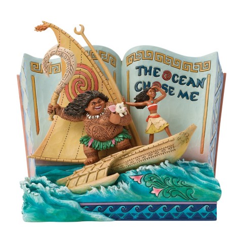 Фигурки Jim Shore Moana ''The Ocean Chose Me'' Storybook Figure by