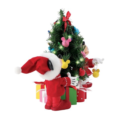 Фигурки Dept. 56 Mickey and Minnie Mouse ''Decorations'' Lighted Holiday Figure Set by Department 56 Possible Dreams