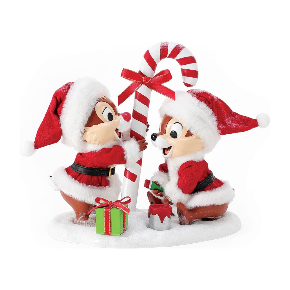 Chip 'n Dale ''Two Sweet'' Holiday Figure by Department 56 Possible Dreams