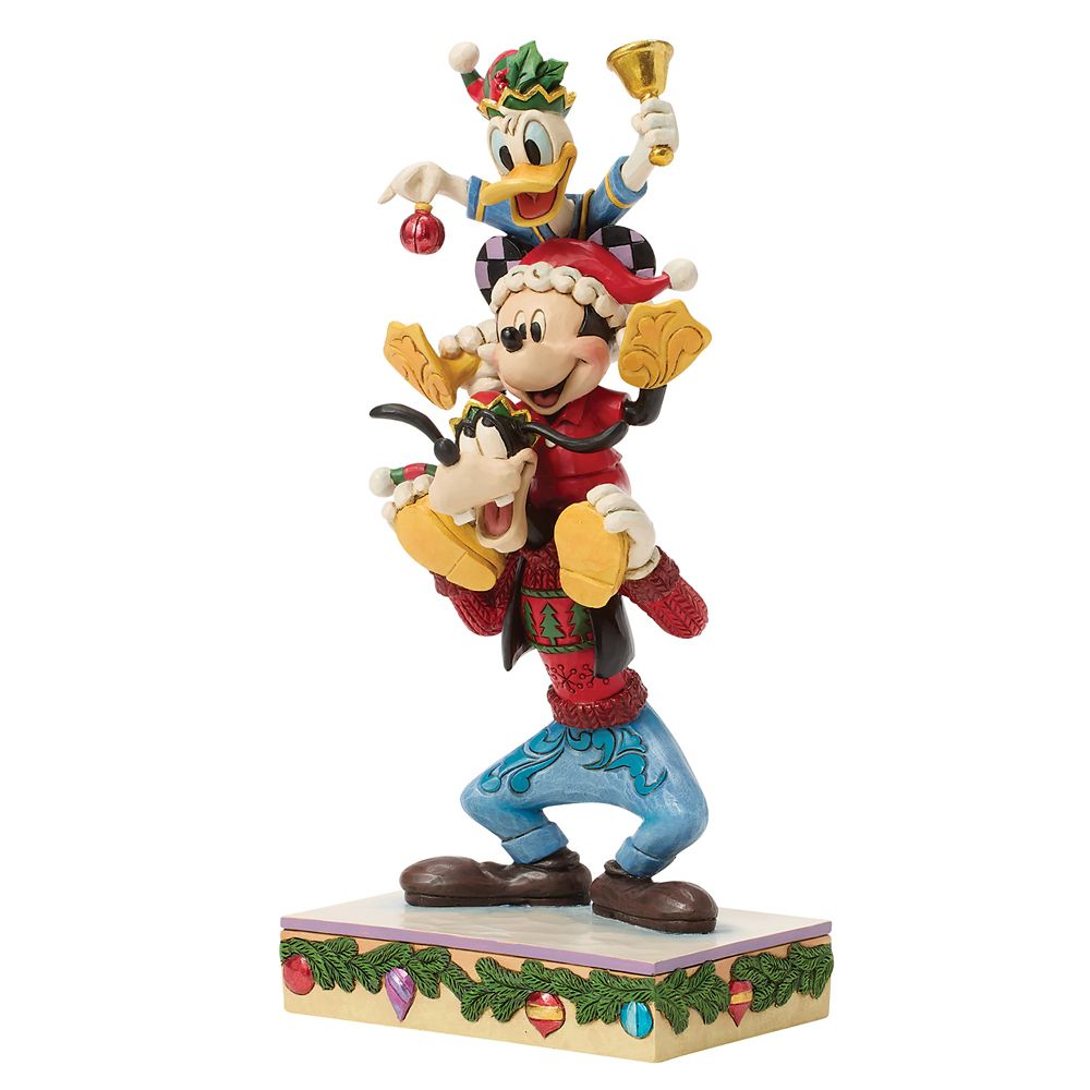 Mickey Mouse and Friends ''A Holiday Pile Up'' Figure by Jim Shore