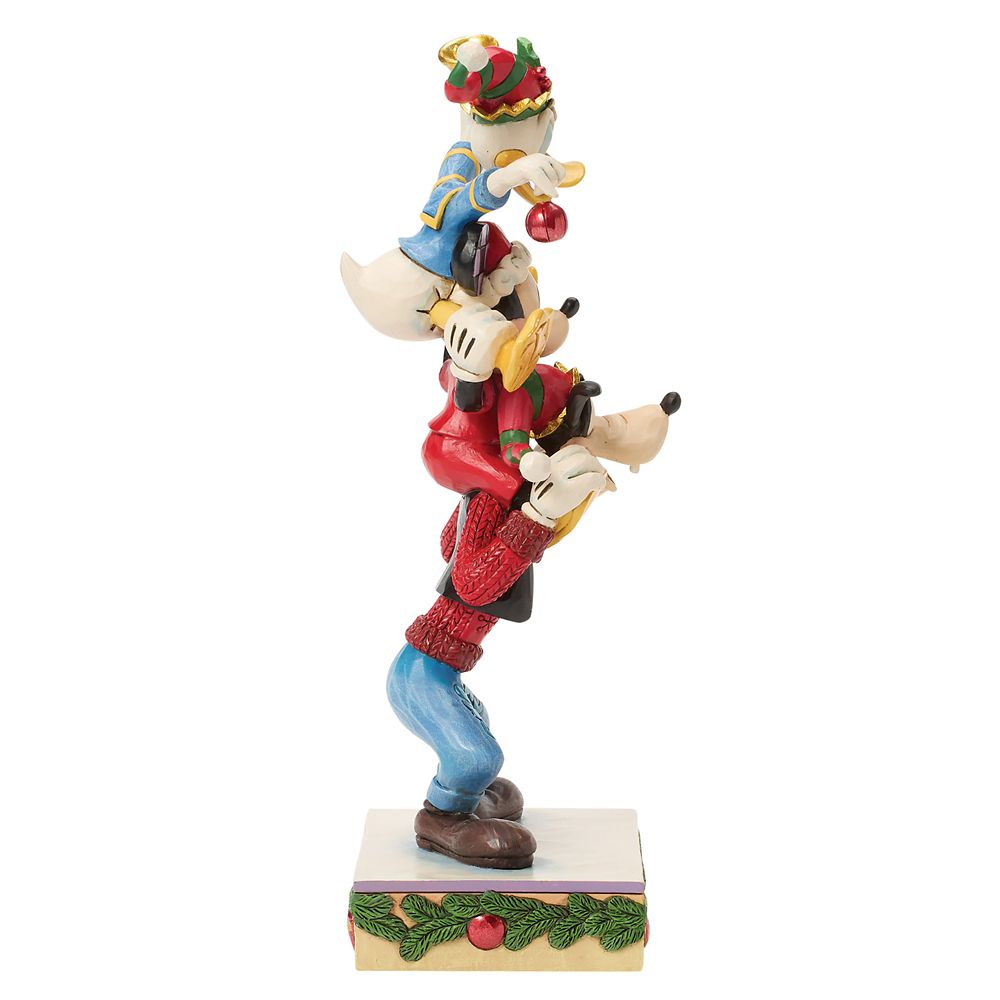 Mickey Mouse and Friends ''A Holiday Pile Up'' Figure by Jim Shore