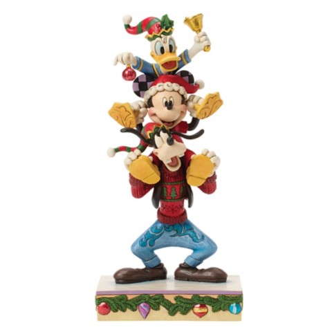 Фигурки Jim Shore Mickey Mouse and Friends ''A Holiday Pile Up'' Figure by