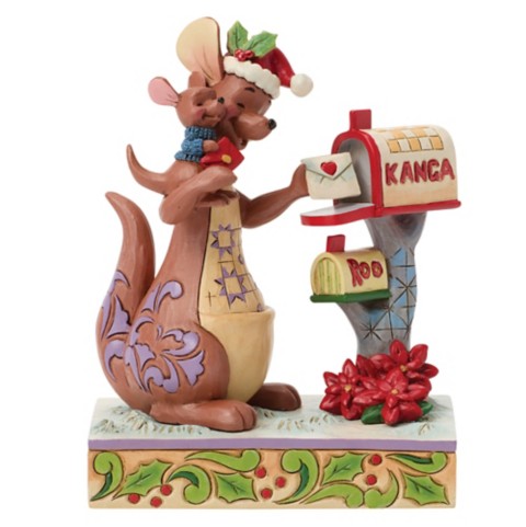Фигурки Jim Shore Kanga and Roo ''Roo's Holiday Wish'' Figure by Jim Shore – Winnie the Pooh