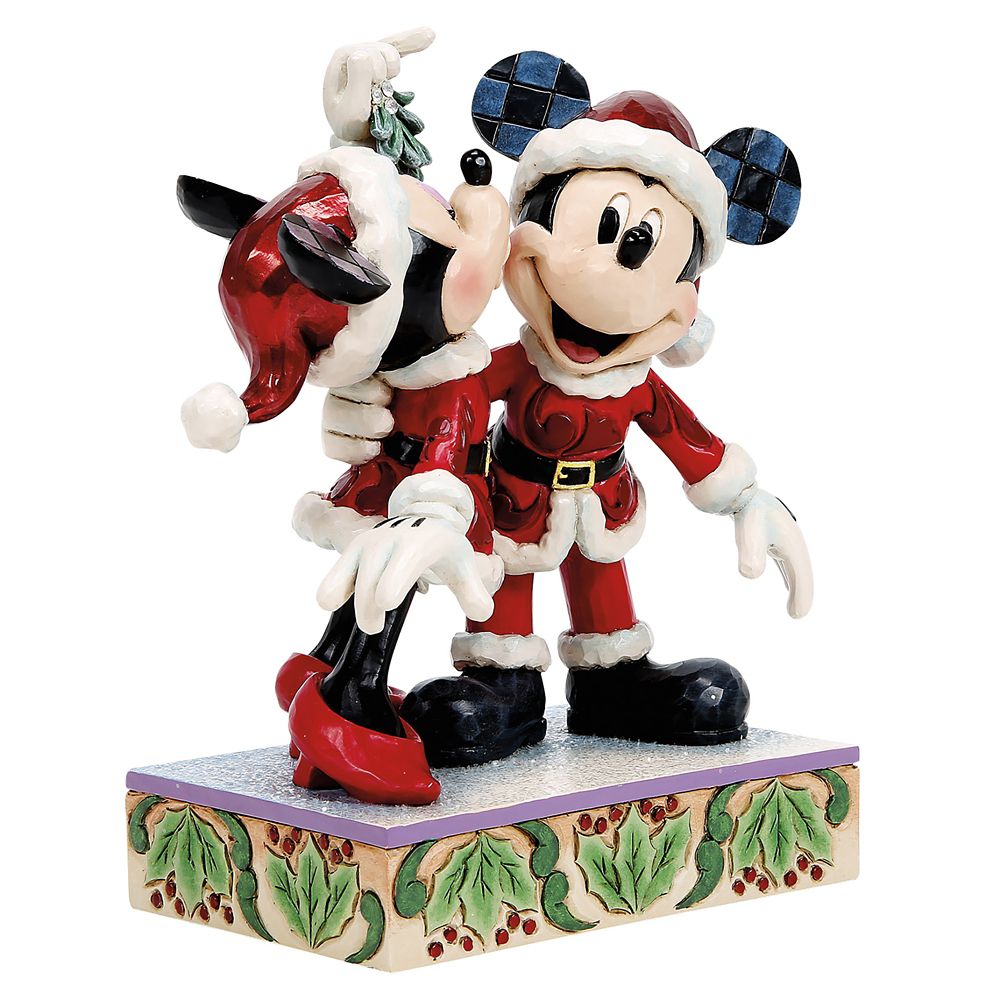 Mickey and Minnie Mouse ''Mistletoe Moments'' Figure by Jim Shore