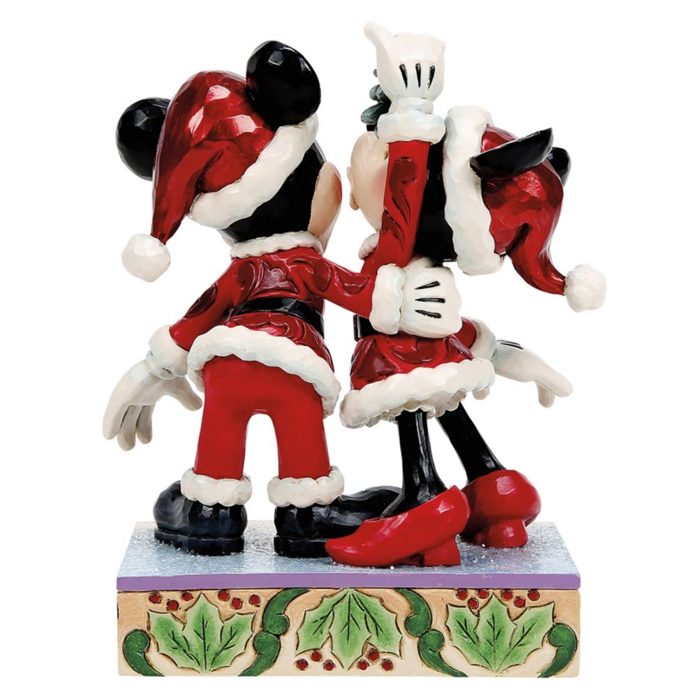 Mickey and Minnie Mouse ''Mistletoe Moments'' Figure by Jim Shore