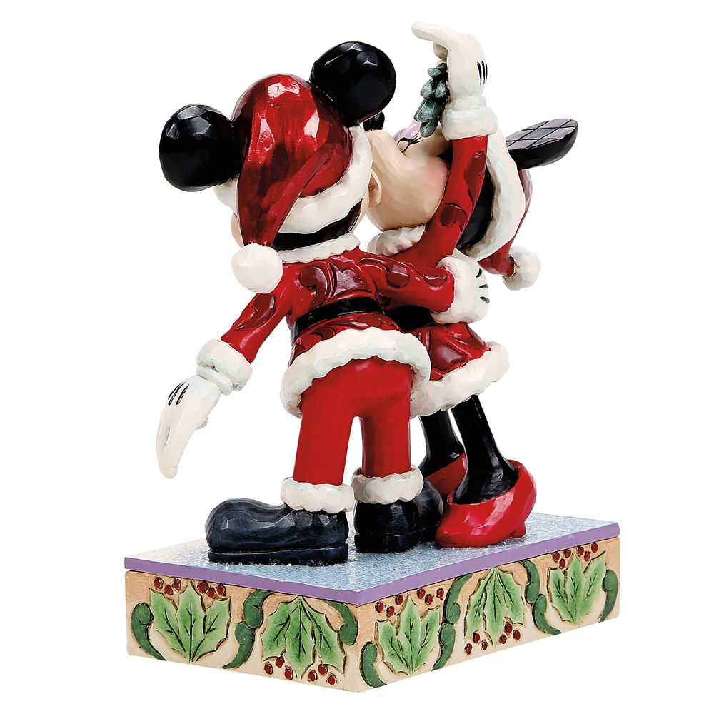 Mickey and Minnie Mouse ''Mistletoe Moments'' Figure by Jim Shore