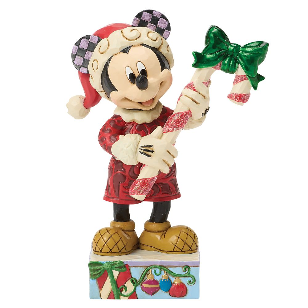 Mickey Mouse ''Peppermint Magic'' Figure by Jim Shore