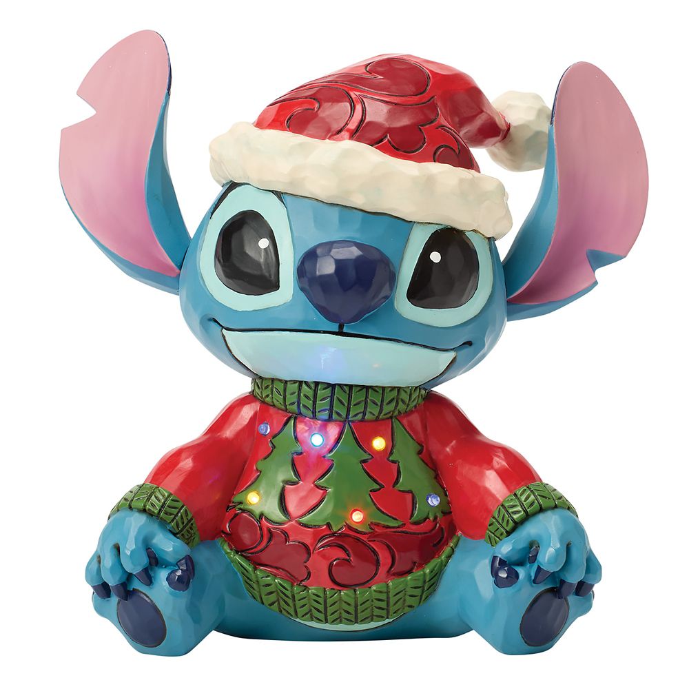 Stitch ''Feeling Jolly and a Little Naughty'' Light-Up Figure by Jim Shore - Lilo & Stitch