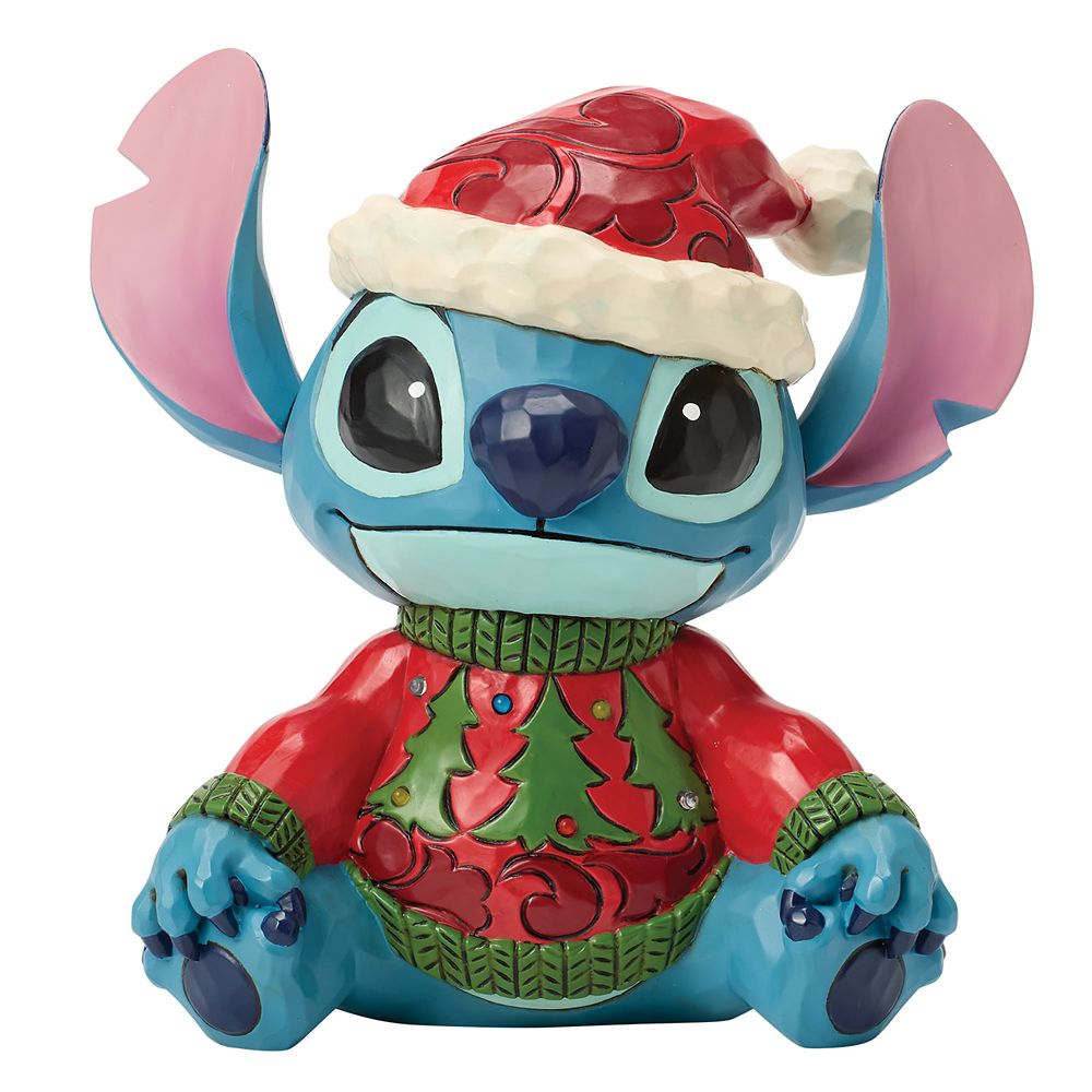 Stitch ''Feeling Jolly and a Little Naughty'' Light-Up Figure by Jim Shore - Lilo & Stitch