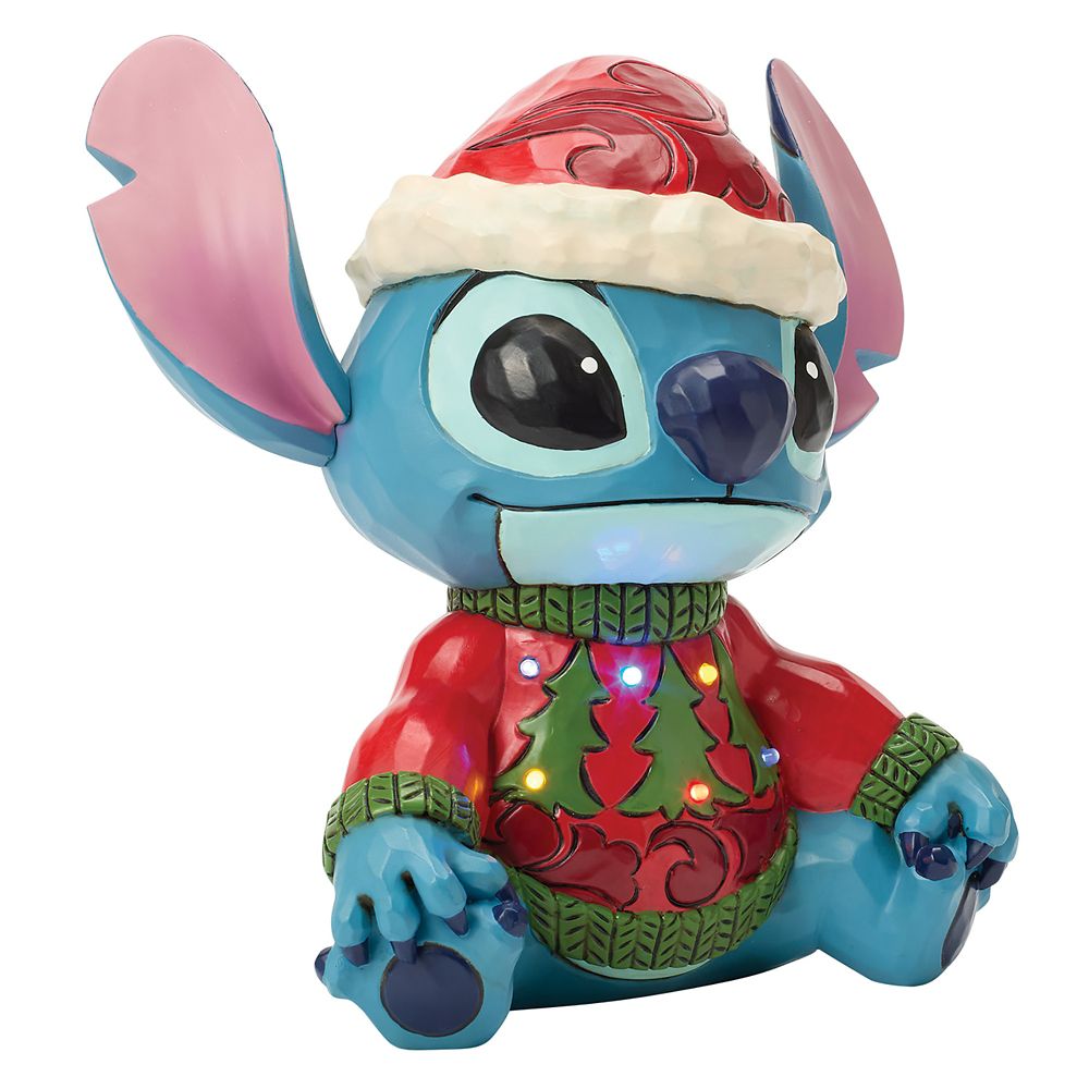 Stitch ''Feeling Jolly and a Little Naughty'' Light-Up Figure by Jim Shore - Lilo & Stitch