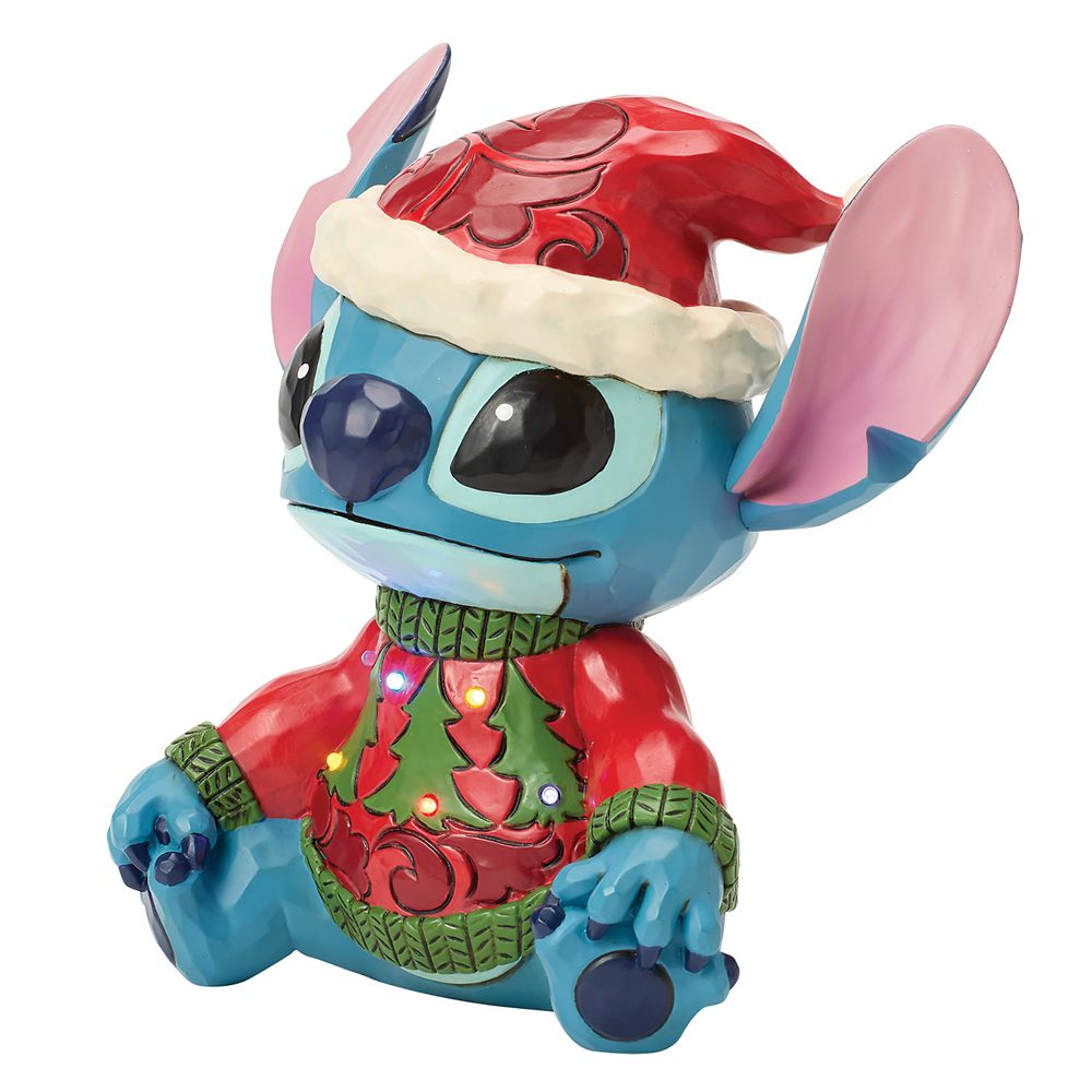 Stitch ''Feeling Jolly and a Little Naughty'' Light-Up Figure by Jim Shore - Lilo & Stitch