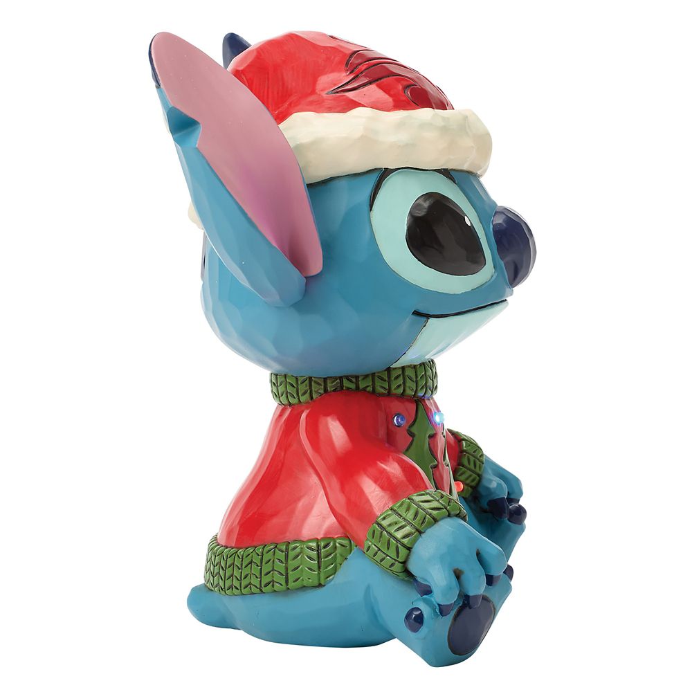 Stitch ''Feeling Jolly and a Little Naughty'' Light-Up Figure by Jim Shore - Lilo & Stitch