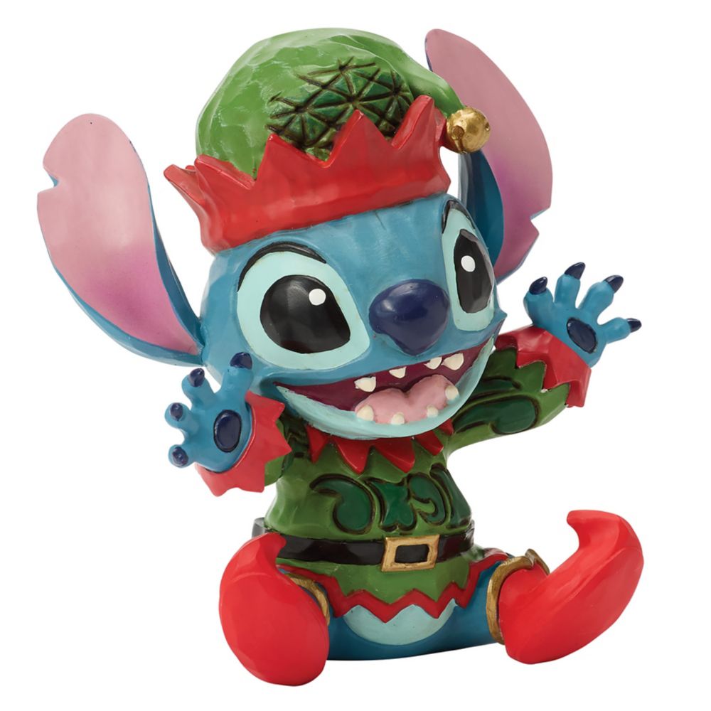 Stitch Elf Mini Figure by Jim Shore - Lilo & Stitch