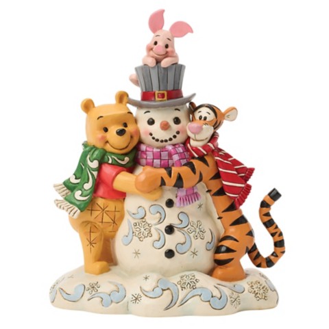 Фигурки Jim Shore Winnie the Pooh and Pals ''A Chilly Creation'' Figure by