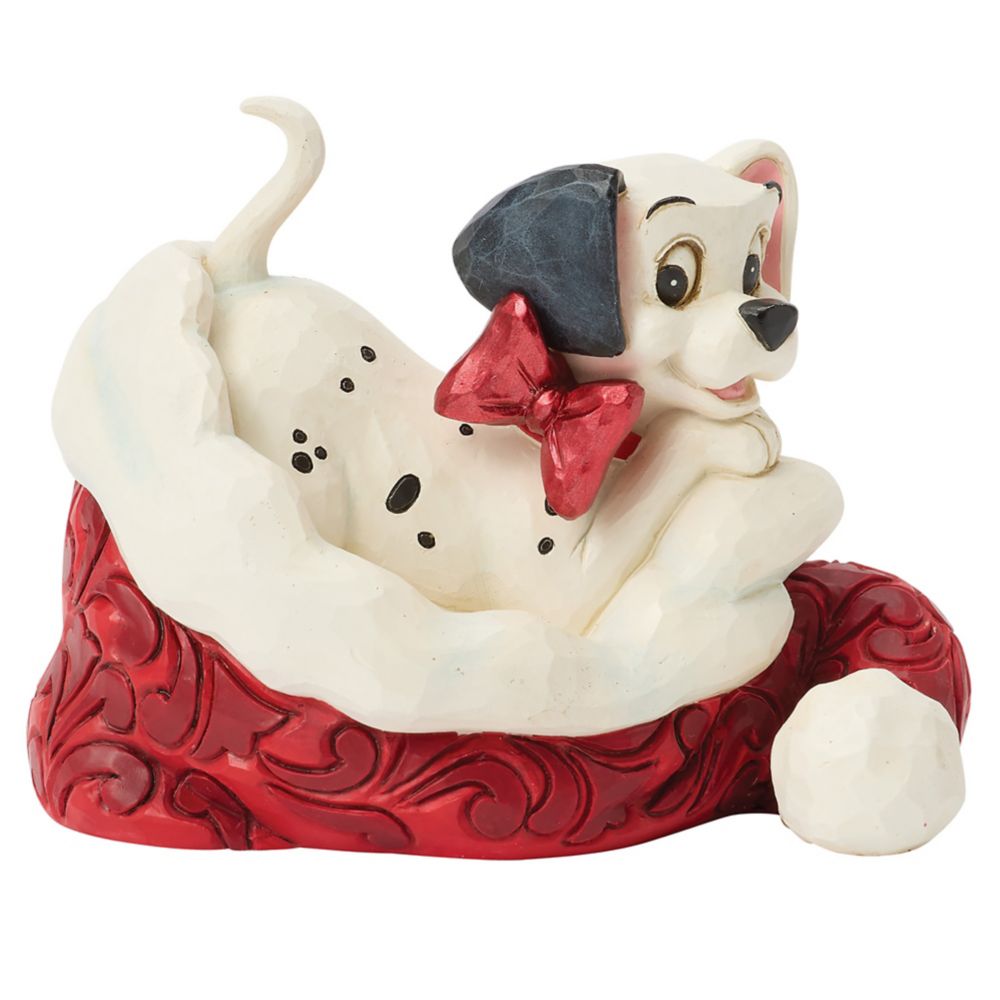 ''Dalmatian Santa Hat'' Figure by Jim Shore - 101 Dalmatians