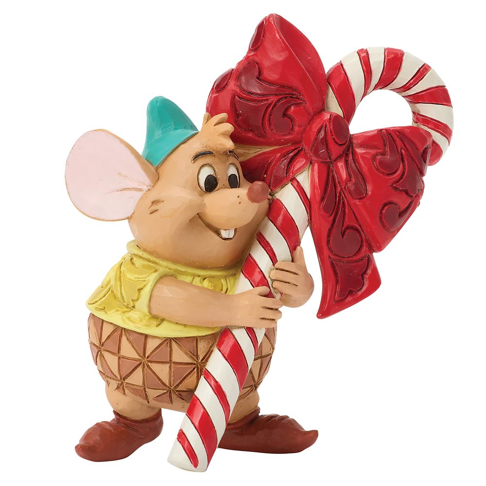 Gus with Candy Cane Mini Figure by Jim Shore - Cinderella