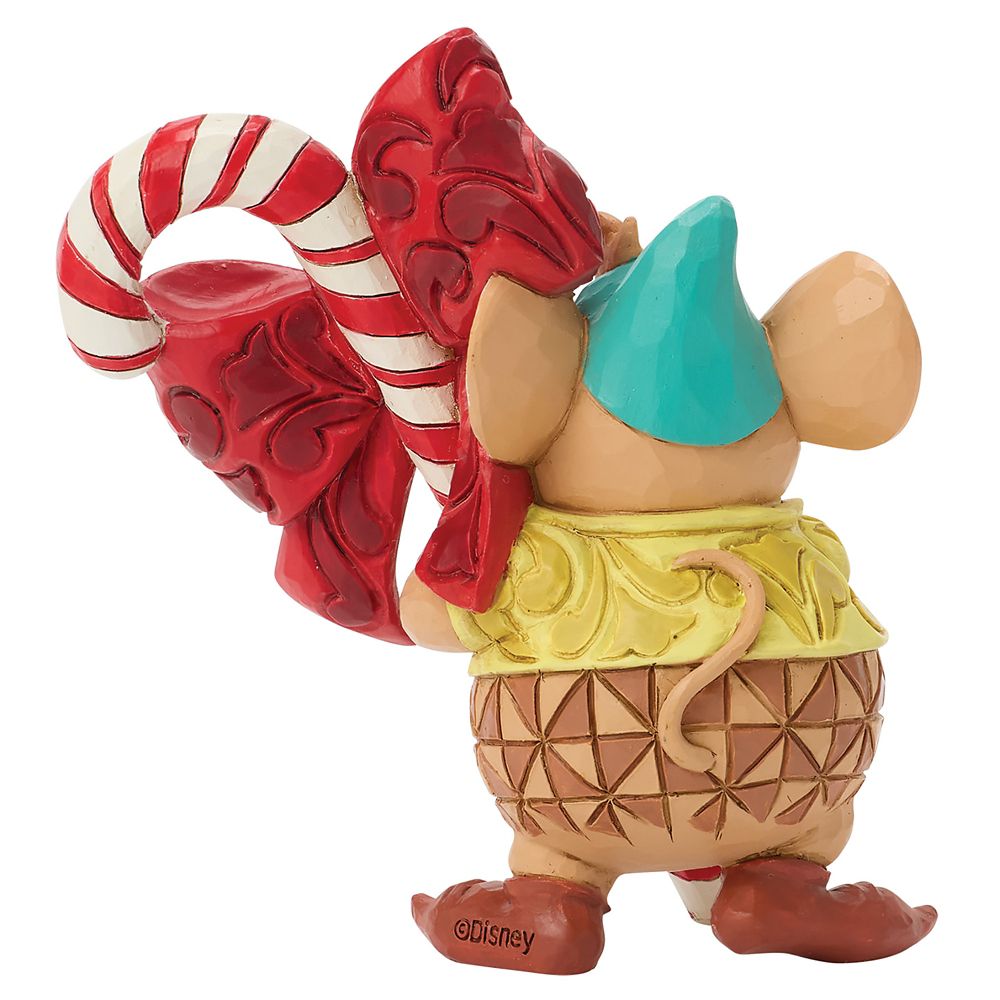 Gus with Candy Cane Mini Figure by Jim Shore - Cinderella