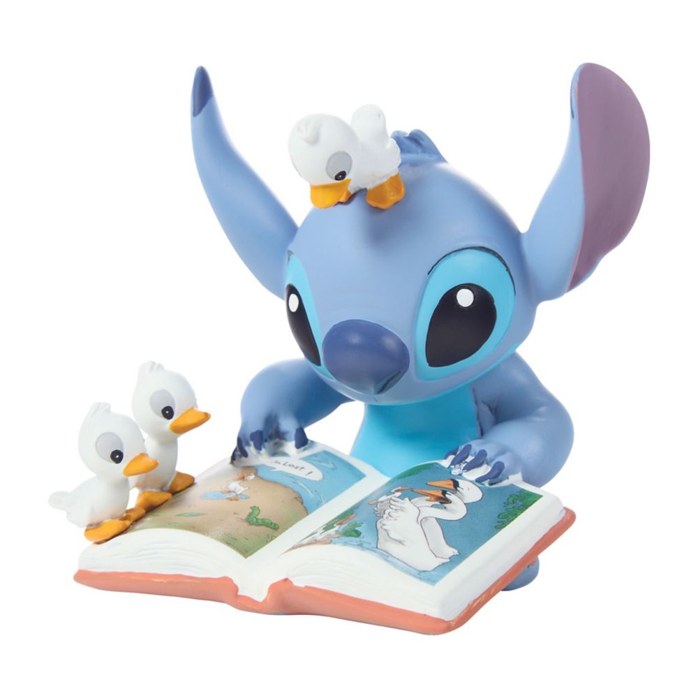 Stitch and Ducklings ''I'm Lost'' Mini Figure by Precious Moments &ndash; Lilo & Stitch