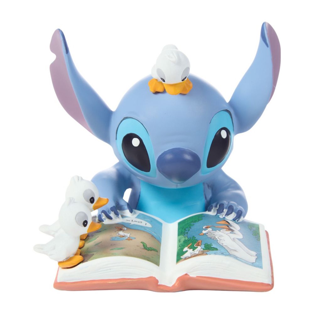 Stitch and Ducklings ''I'm Lost'' Mini Figure by Precious Moments &ndash; Lilo & Stitch