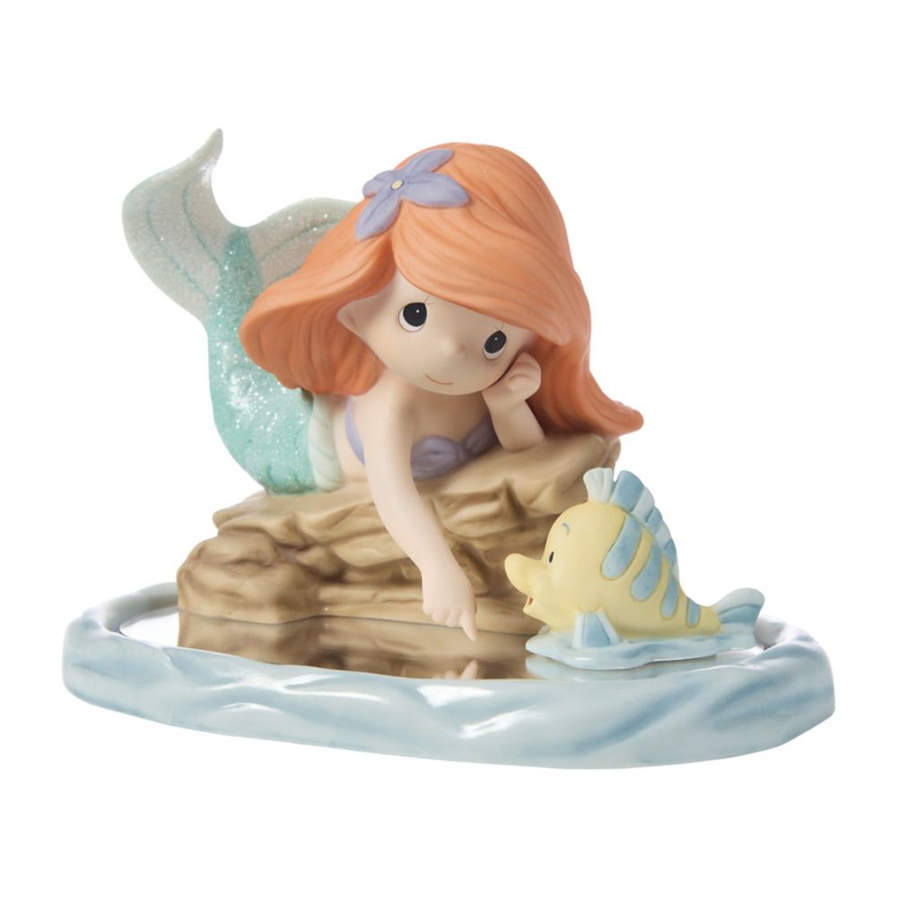 Ariel and Flounder ''Sea the Treasure Beneath the Surface'' Figure by Precious Moments &ndash; The Little Mermaid