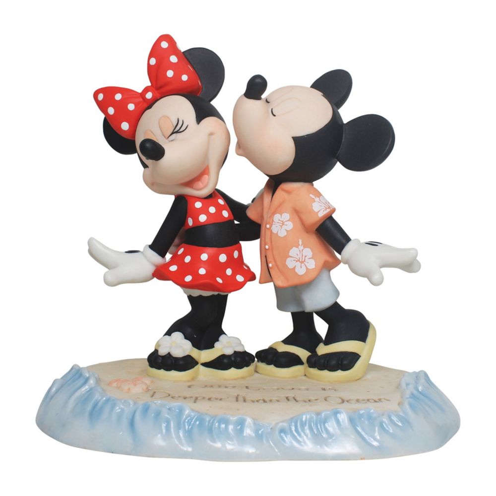 Mickey and Minnie Mouse ''Our Love Is Deeper Than the Ocean'' Figure by Precious Moments