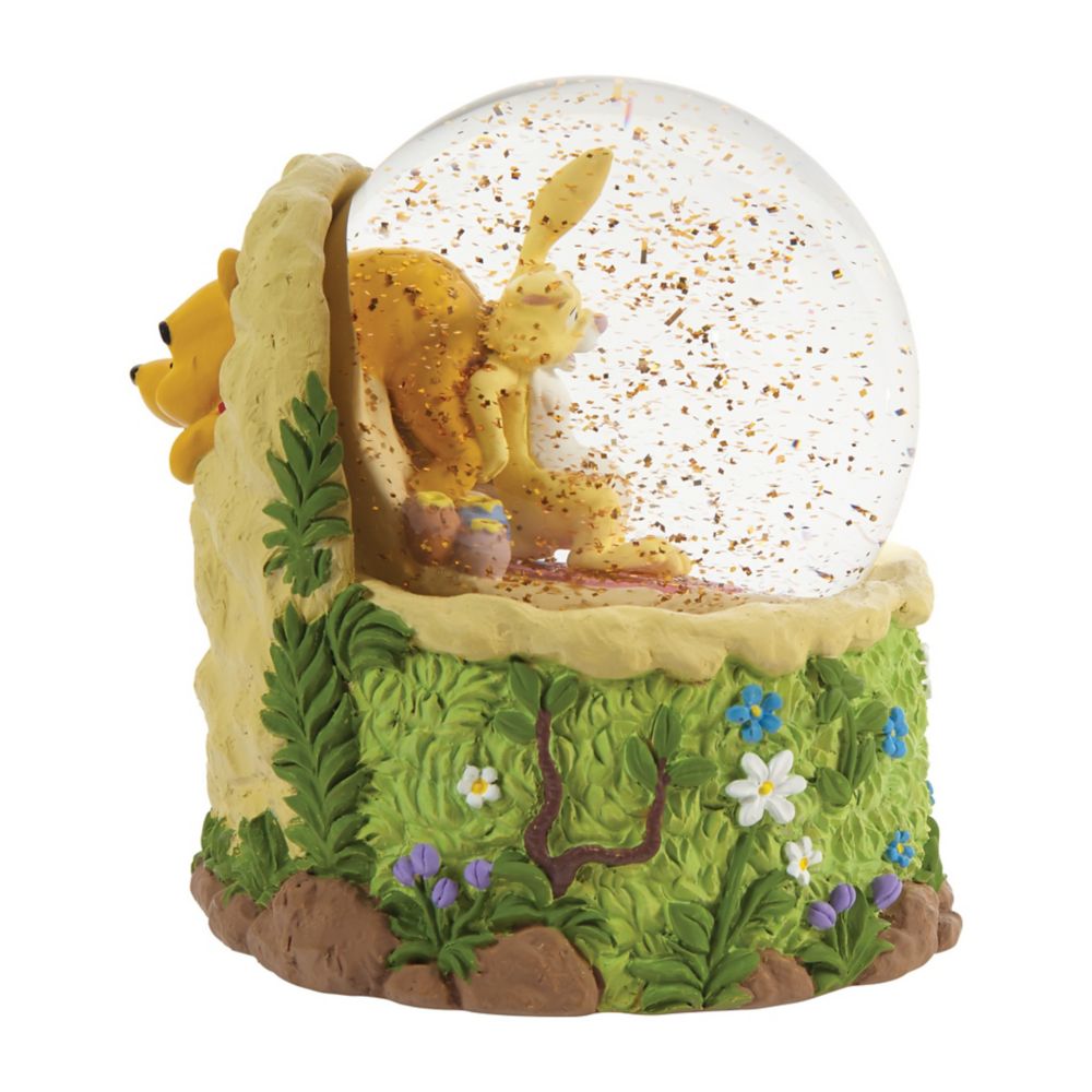 Winnie the Pooh and Rabbit ''Don't Feed the Bear'' Musical Snow Globe by Precious Moments