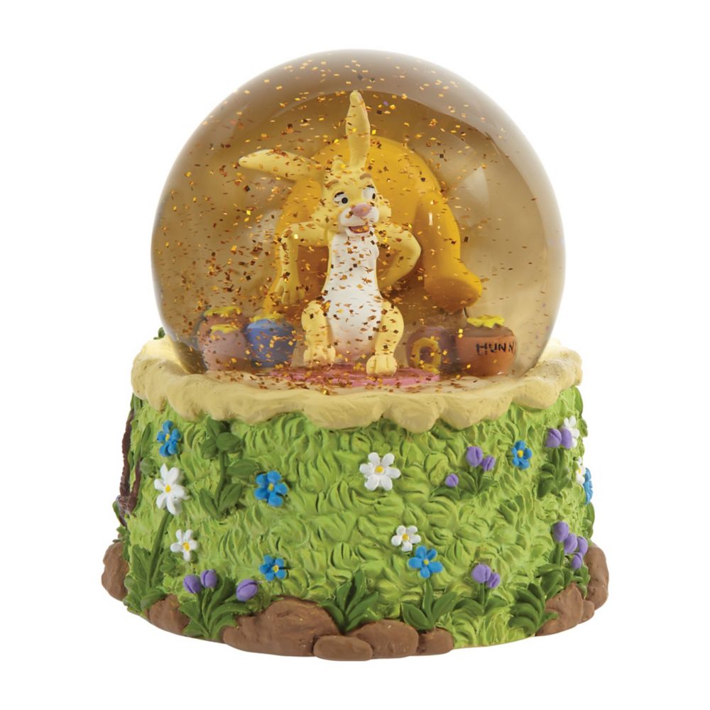 Winnie the Pooh and Rabbit ''Don't Feed the Bear'' Musical Snow Globe by Precious Moments