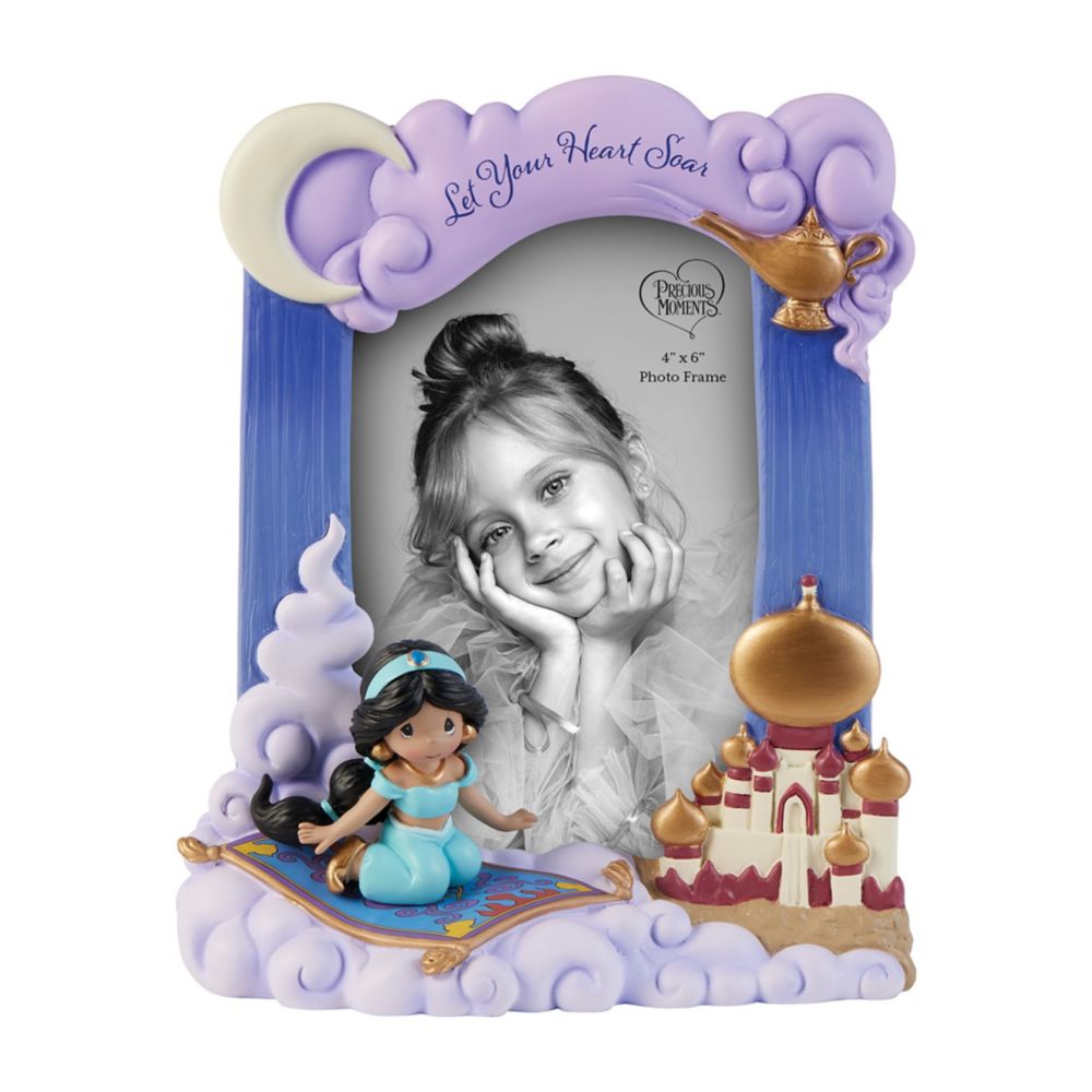 Jasmine ''Let Your Heart Soar'' Photo Frame by Precious Moments &ndash; Aladdin &ndash; 4'' x 6''