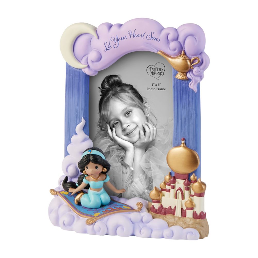 Jasmine ''Let Your Heart Soar'' Photo Frame by Precious Moments &ndash; Aladdin &ndash; 4'' x 6''