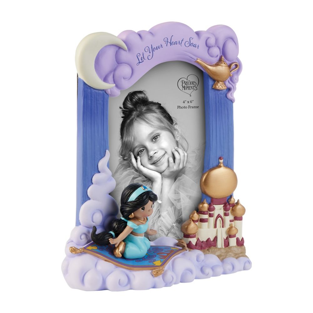 Jasmine ''Let Your Heart Soar'' Photo Frame by Precious Moments &ndash; Aladdin &ndash; 4'' x 6''