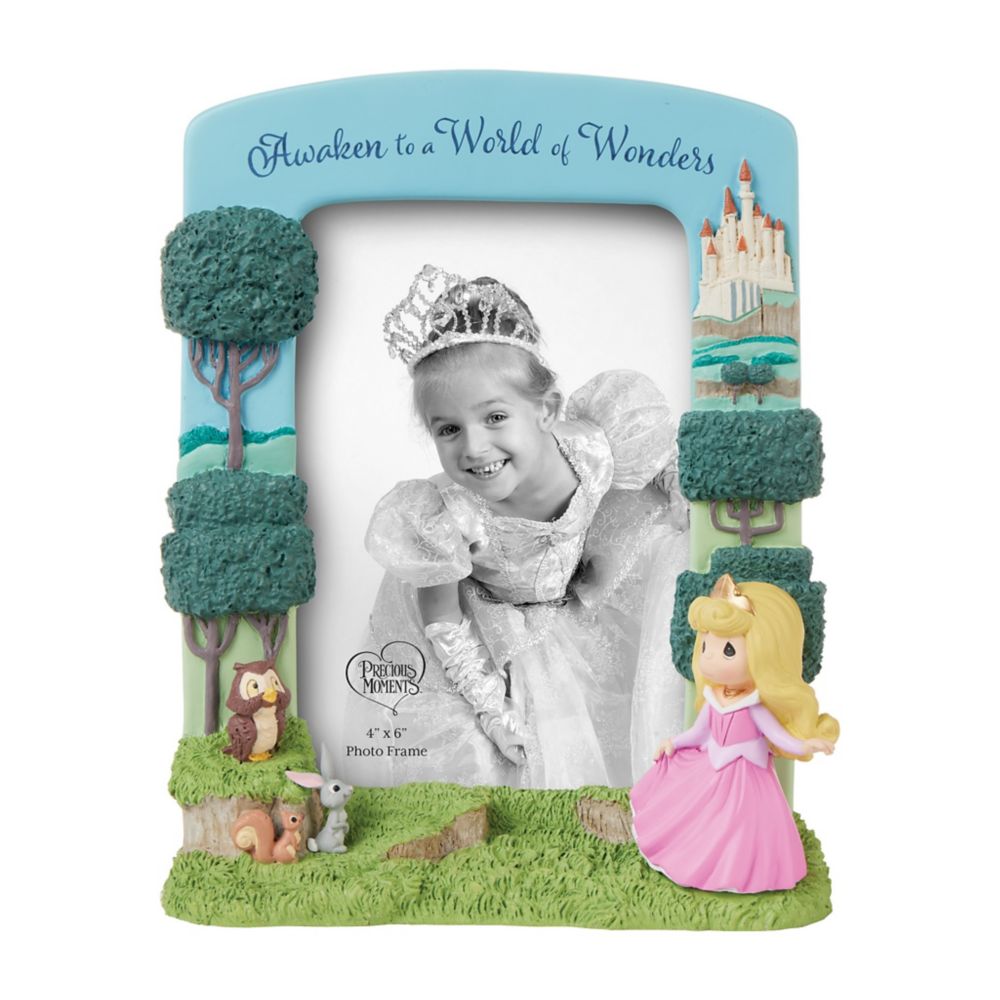 Aurora ''Awaken to a World of Wonders'' Photo Frame by Precious Moments &ndash; Sleeping Beauty &ndash; 4'' x 6''