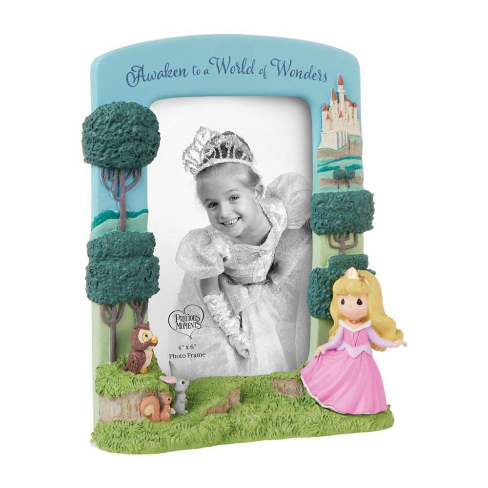 Aurora ''Awaken to a World of Wonders'' Photo Frame by Precious Moments &ndash; Sleeping Beauty &ndash; 4'' x 6''