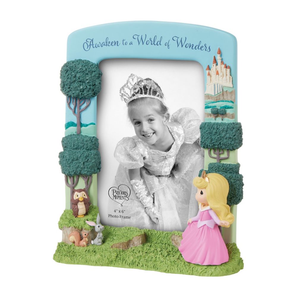 Aurora ''Awaken to a World of Wonders'' Photo Frame by Precious Moments &ndash; Sleeping Beauty &ndash; 4'' x 6''