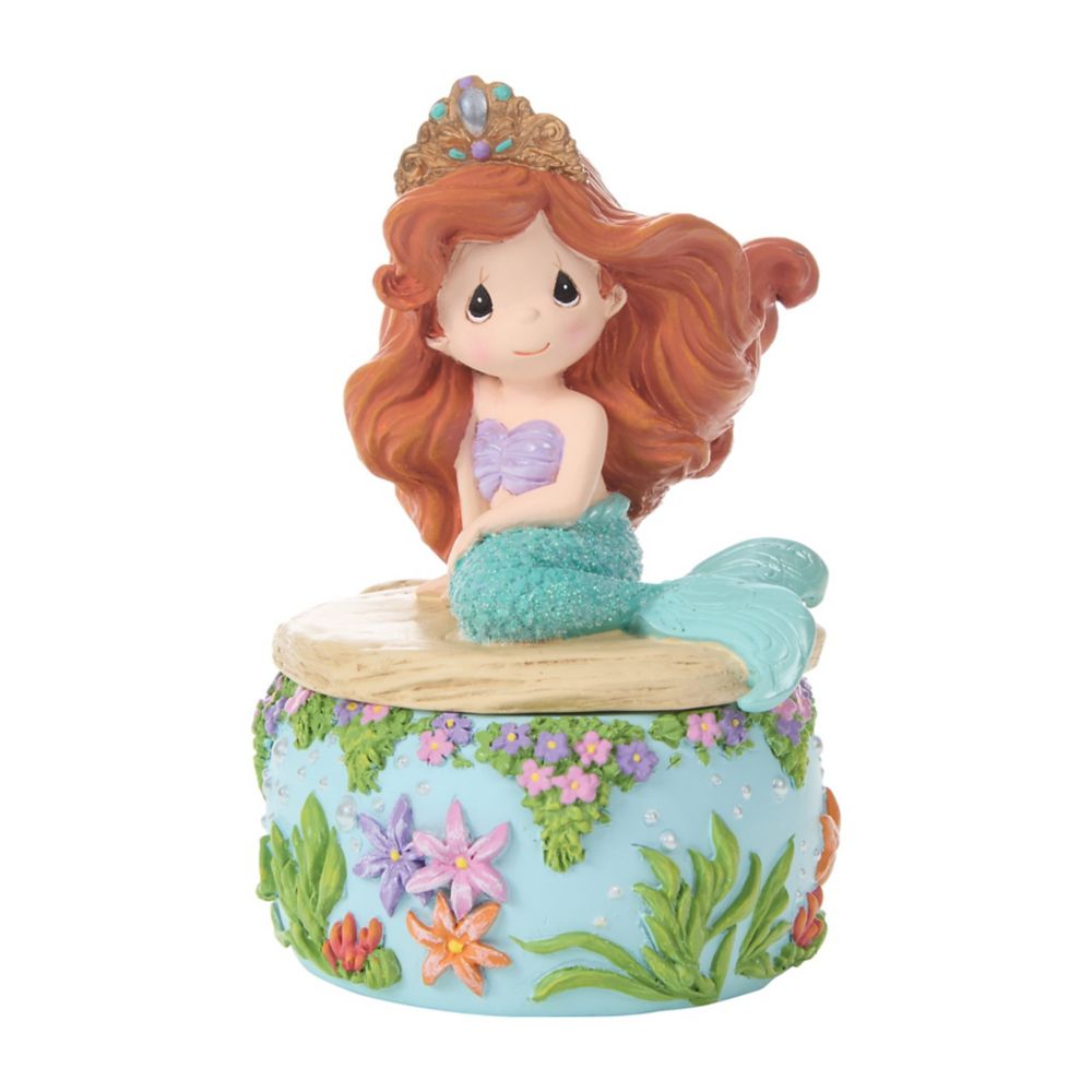 Ariel ''Explore This Wonderful World'' Trinket Box by Precious Moments &ndash; The Little Mermaid
