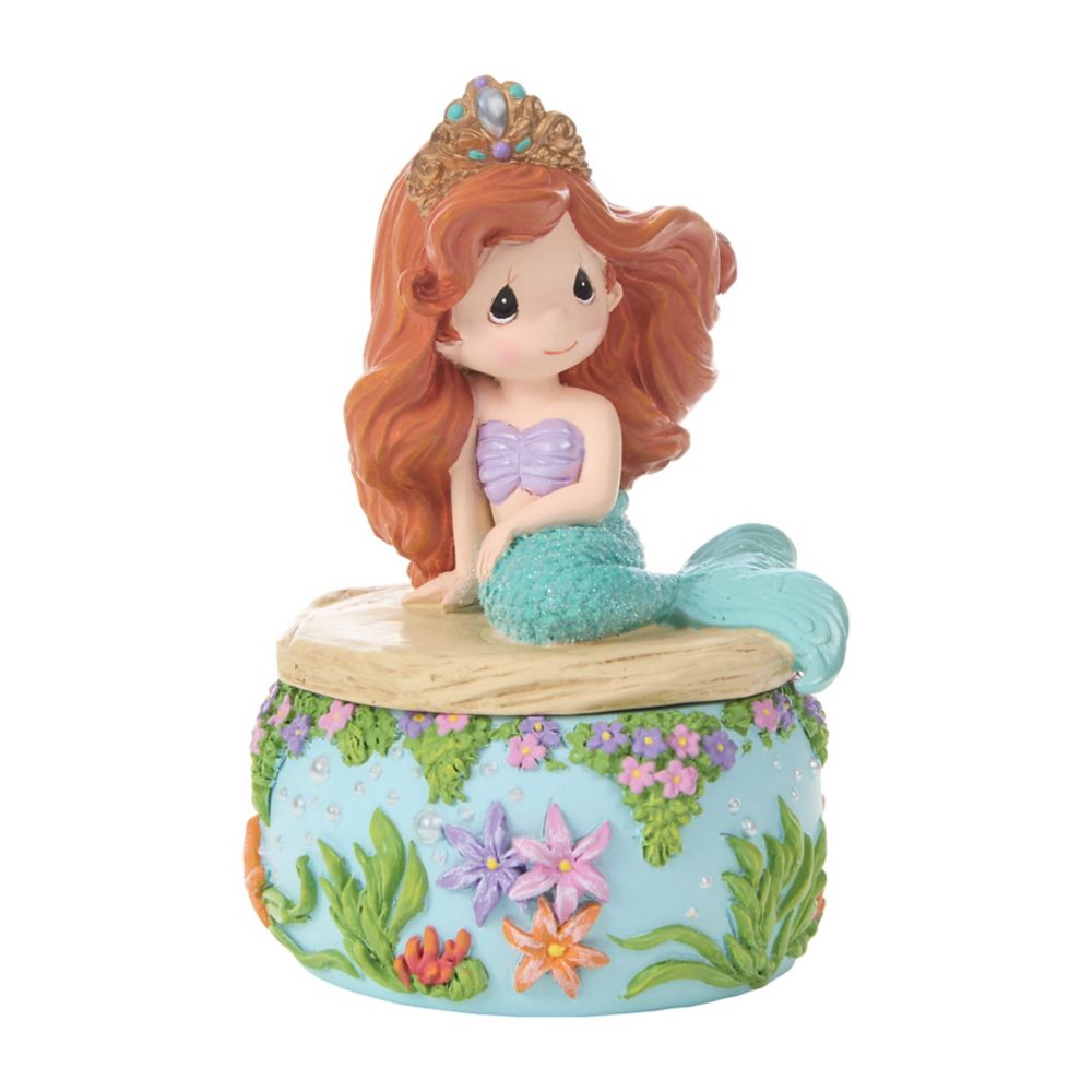 Ariel ''Explore This Wonderful World'' Trinket Box by Precious Moments &ndash; The Little Mermaid