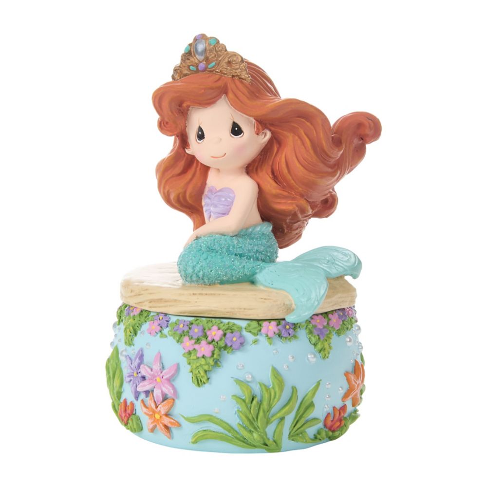 Ariel ''Explore This Wonderful World'' Trinket Box by Precious Moments &ndash; The Little Mermaid
