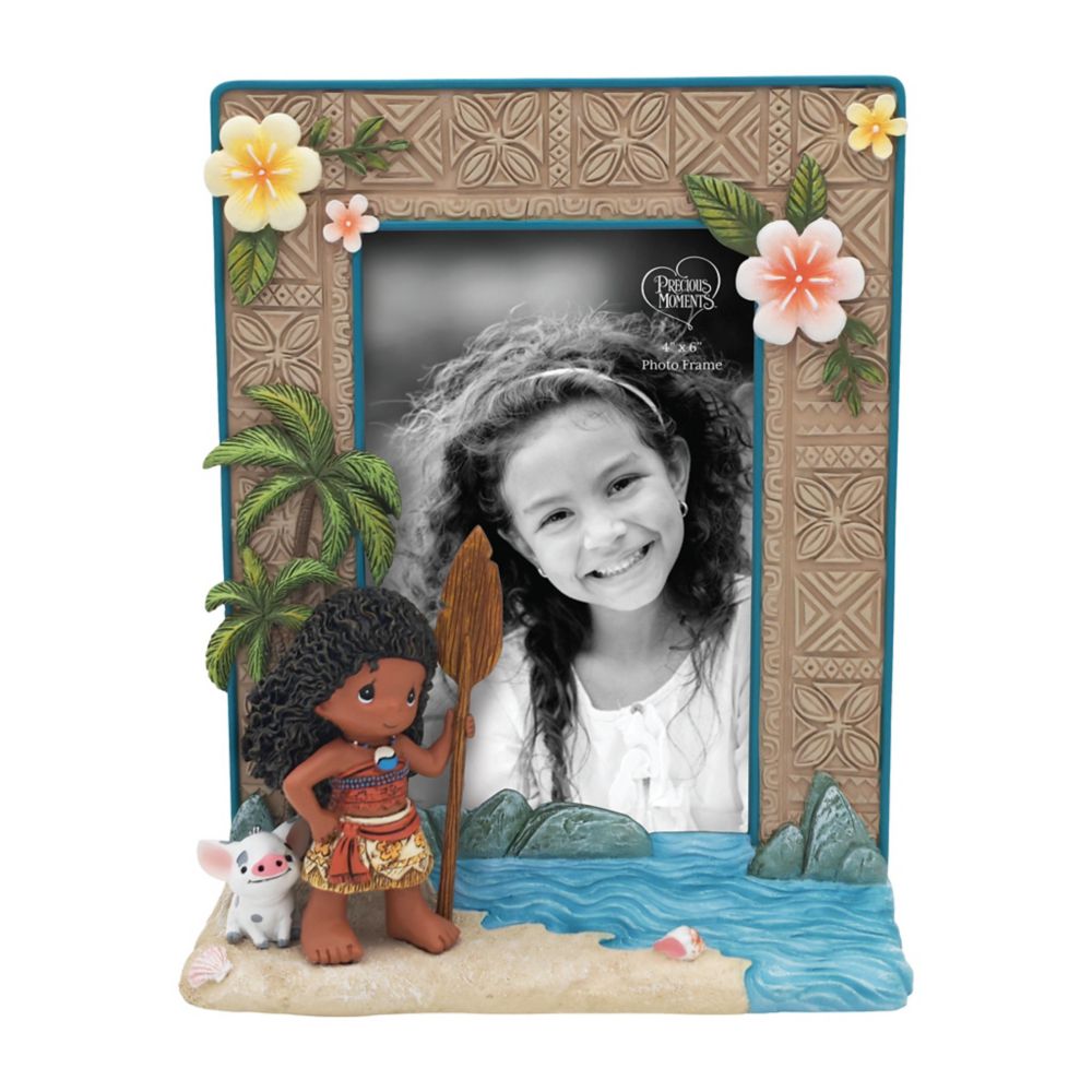Moana and Pua ''Follow the Way to Your Dreams'' Photo Frame by Precious Moments &ndash;  4'' x 6''